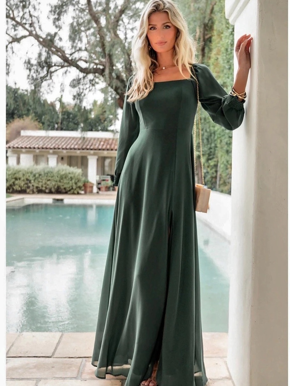 Baltic Born Giselle Maxi Dress Green Medium